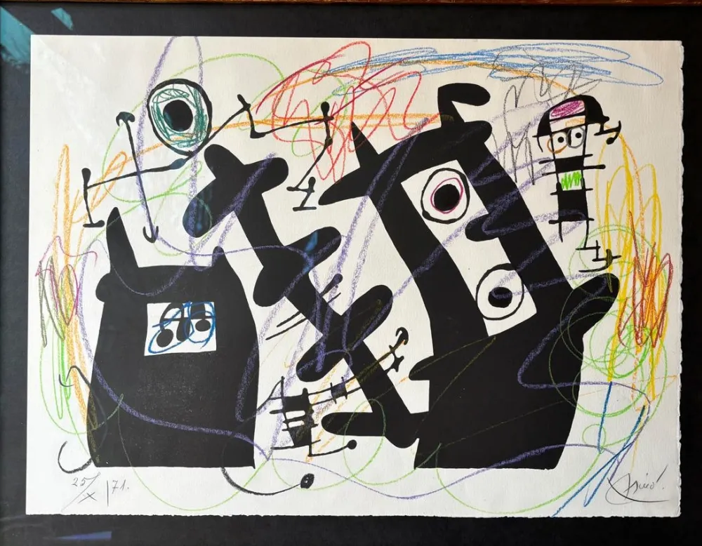 Geen Techniek Miró - Le lezard aux plumes d´or