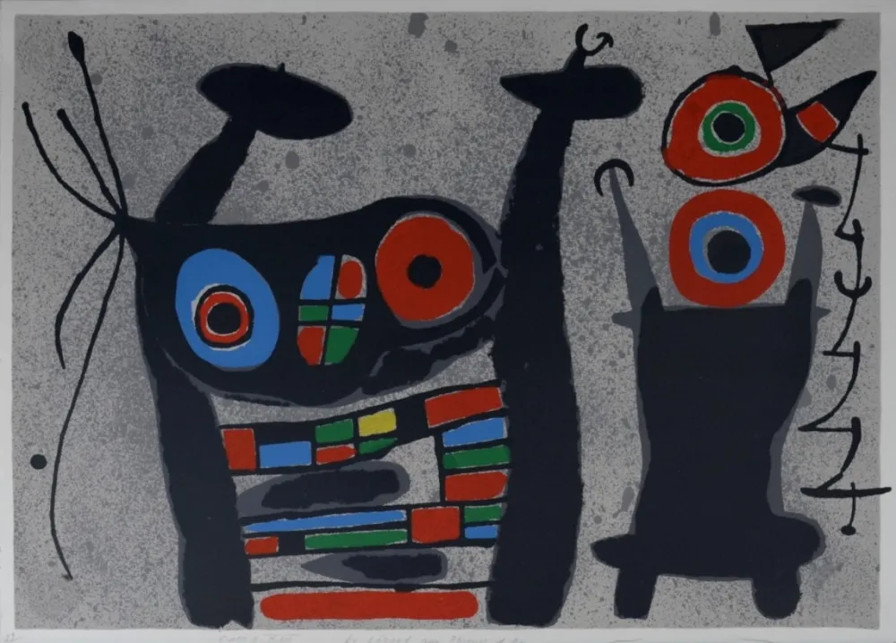 Lithografie Miró - Le Lézard aux plumes d'or #2, 1971