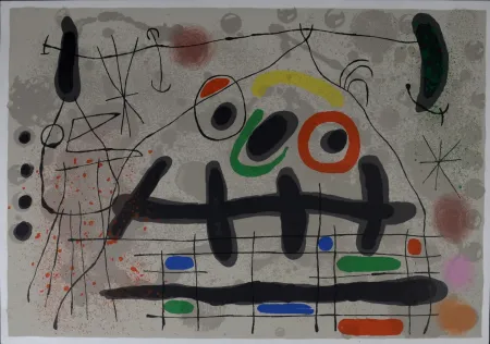 Lithografie Miró - Le Lézard aux plumes d'or #3, 1971