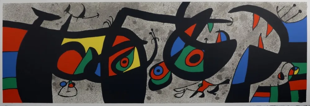 Lithografie Miró - Le Lézard aux plumes d'or #4, 1971