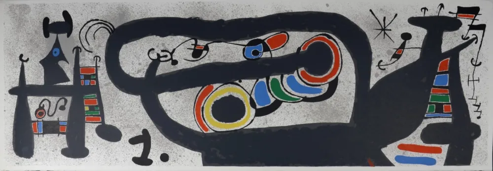 Lithografie Miró - Le Lézard aux plumes d'or #5, 1971