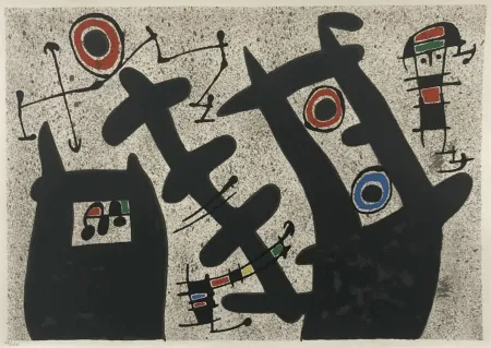 Lithografie Miró - Le Lezard aux Plumes d'Ord 3