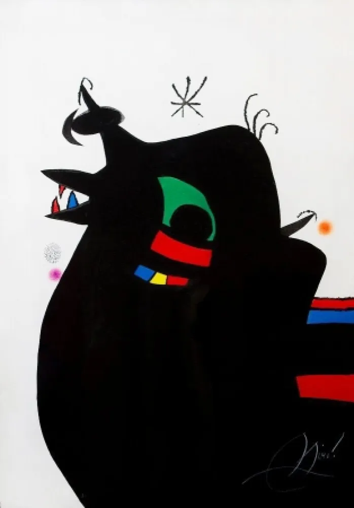 Ets En Aquatint Miró - Le Marechal des Logis (The Sergeant)