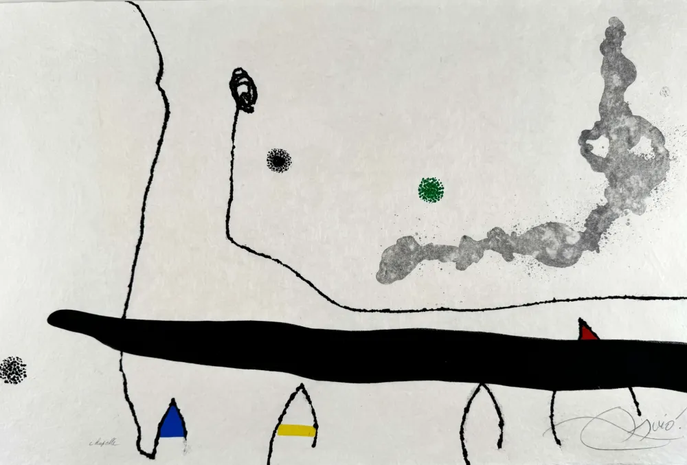 Ets En Aquatint Miró - Le marteau sans maître (planche XXIII) 