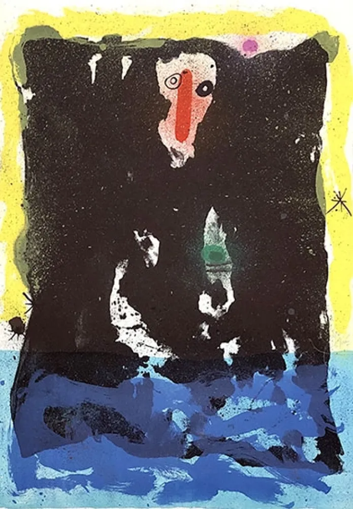 Lithografie Miró - Le revenant