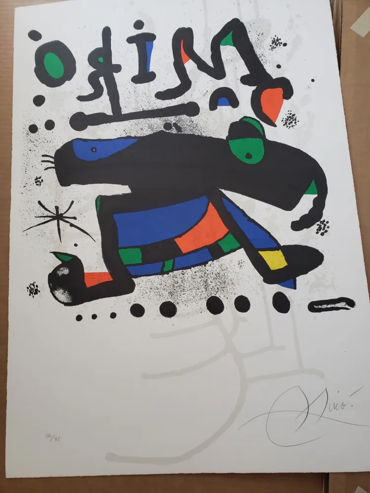 Lithografie Miró - L'elephant