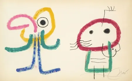 Lithografie Miró - L'Enfance d' Ubu