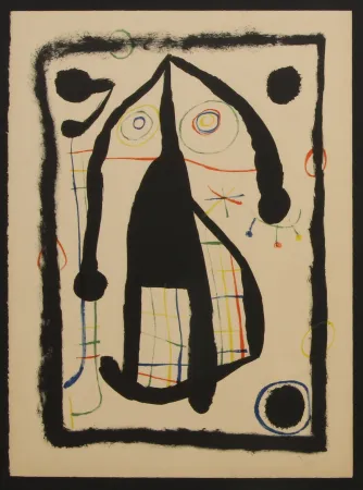 Lithografie Miró - L'ENTRANGERE