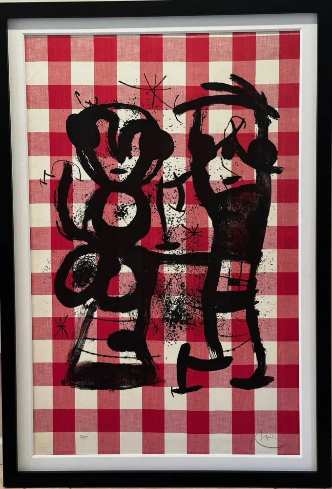 Lithografie Miró - Les Campagnards (The Rustics)