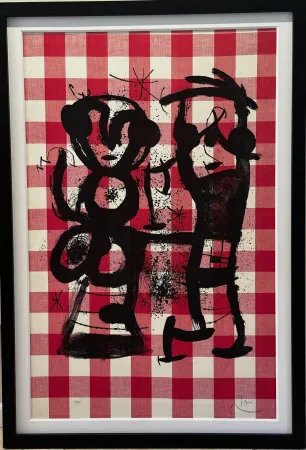 Lithografie Miró - Les Campagnards (The Rustics)