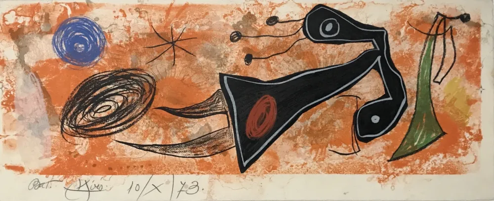 Lithografie Miró - Les Penalites de l'Enfer ou Les Nouvelles-Hebrides 30