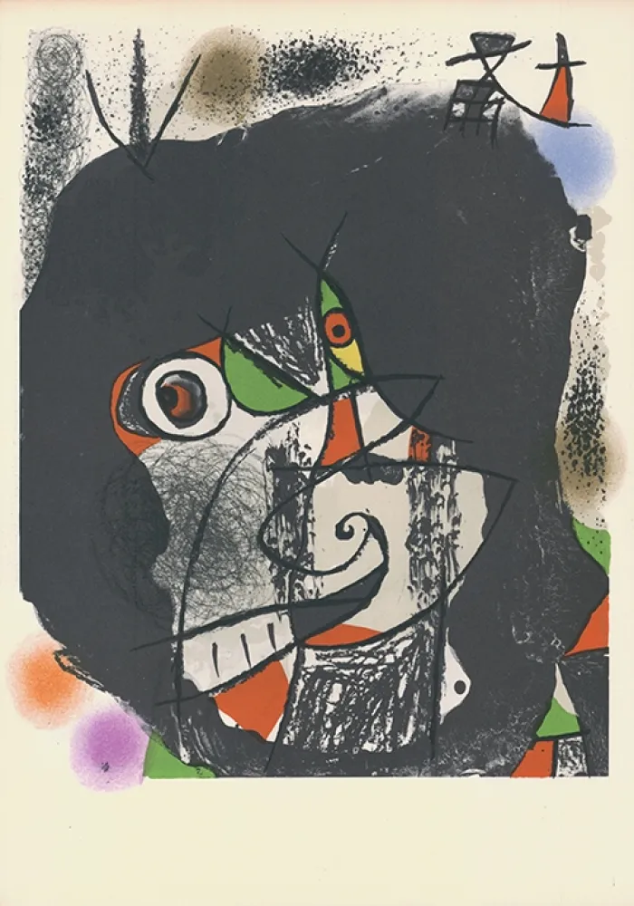 Lithografie Miró - Les révolutions scéniques du XXe siècle I, 1975