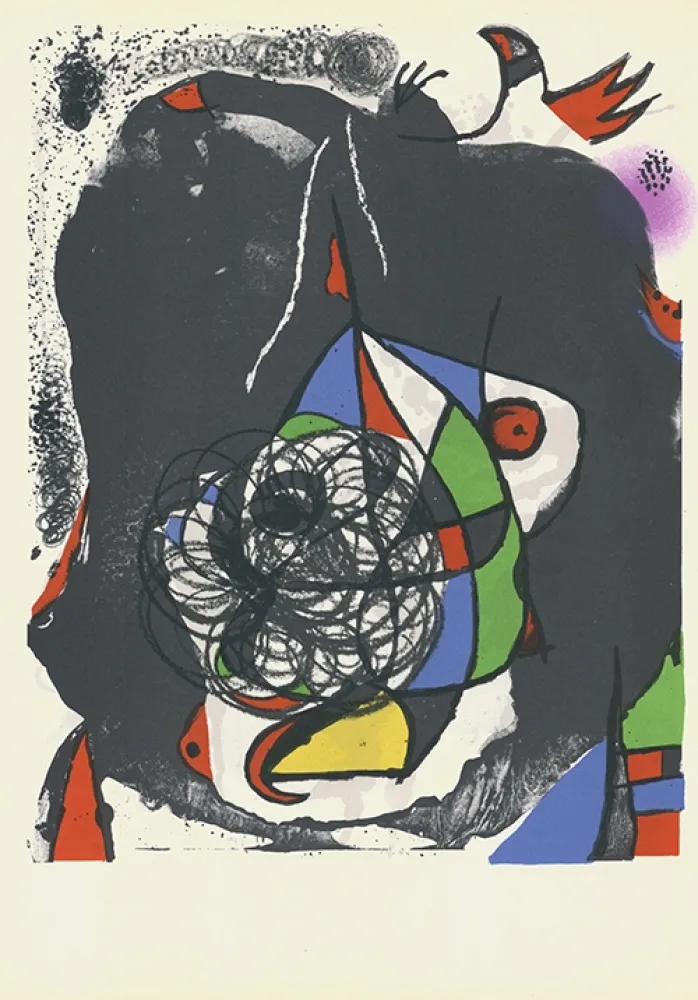 Lithografie Miró - Les révolutions scéniques du XXe siècle II