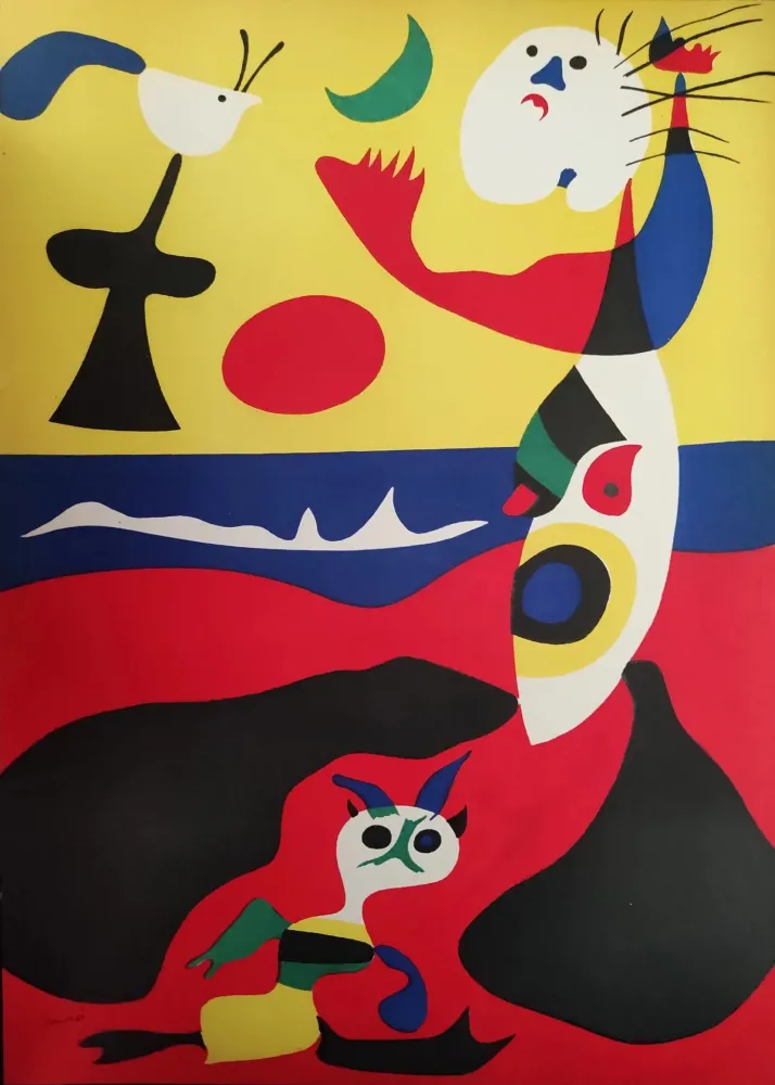 Lithografie Miró - L'été