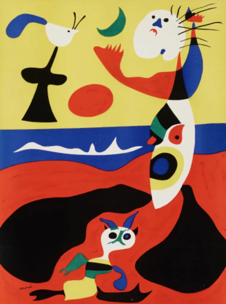 Lithografie Miró -  L'ete Summer