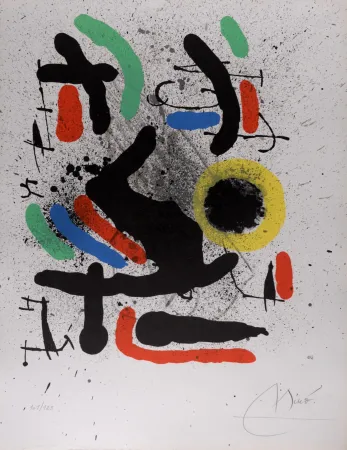 Lithografie Miró - Liberté des Libertés, 1971 - Hand-signed