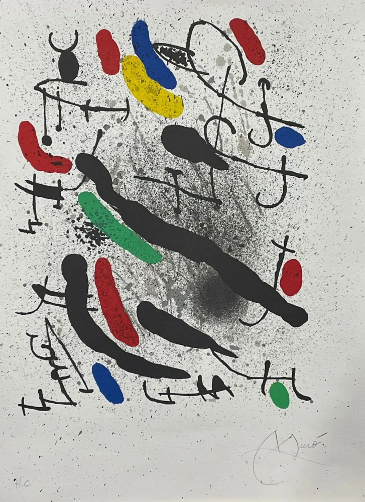 Lithografie Miró - Liberté des libertés 3
