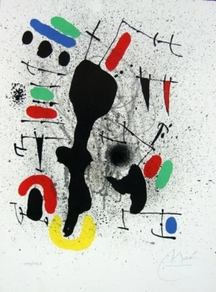 Lithografie Miró - Liberté des libertés II