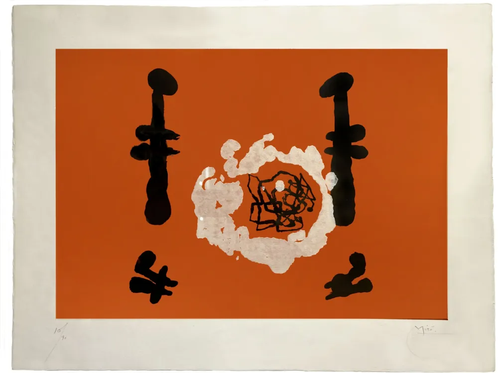 Aquatint Miró - 'L'Invention du feu'