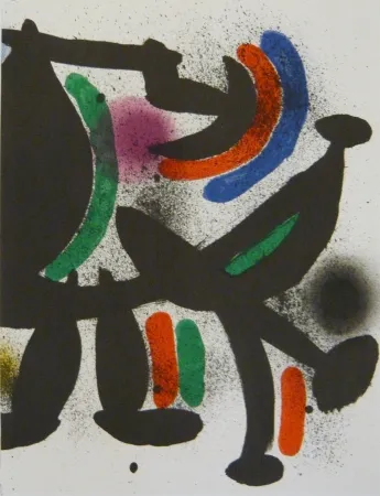 Lithografie Miró - Lithographie  VIII,  Miro Lithographe I