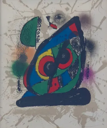 Lithografie Miró - Lithographs IV: one plate