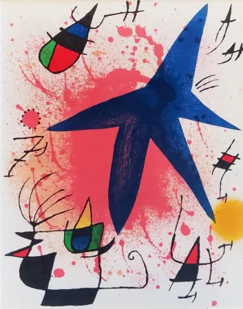 Lithografie Miró - Litografía original I