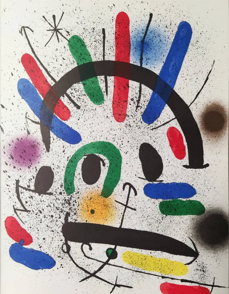 Lithografie Miró - Litografía original II