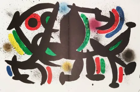 Lithografie Miró - Litografía original VIII