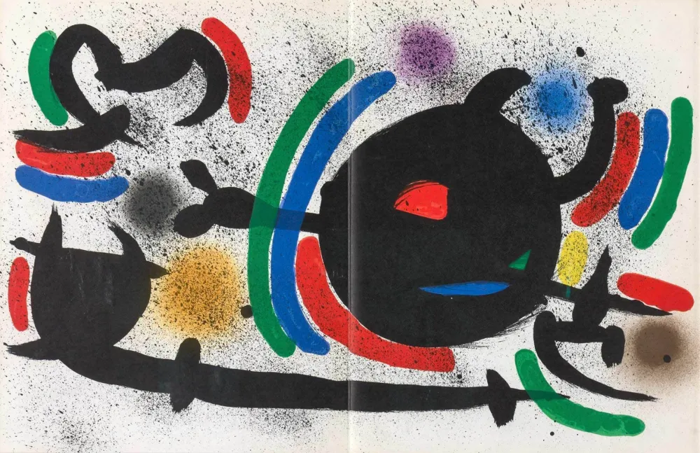 Lithografie Miró - Litografía original X