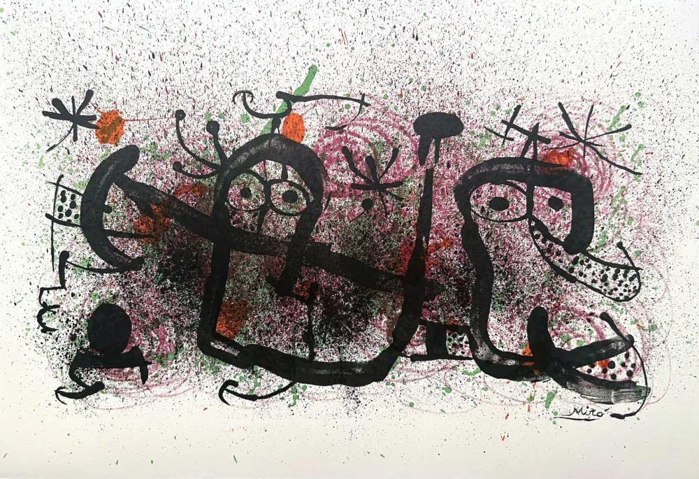 Lithografie Miró - Ma de Proverbis