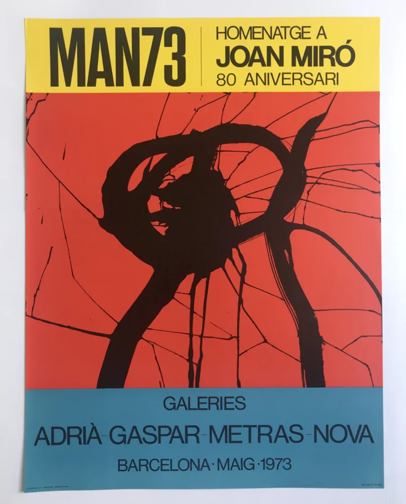 Poster Miró - Man 73