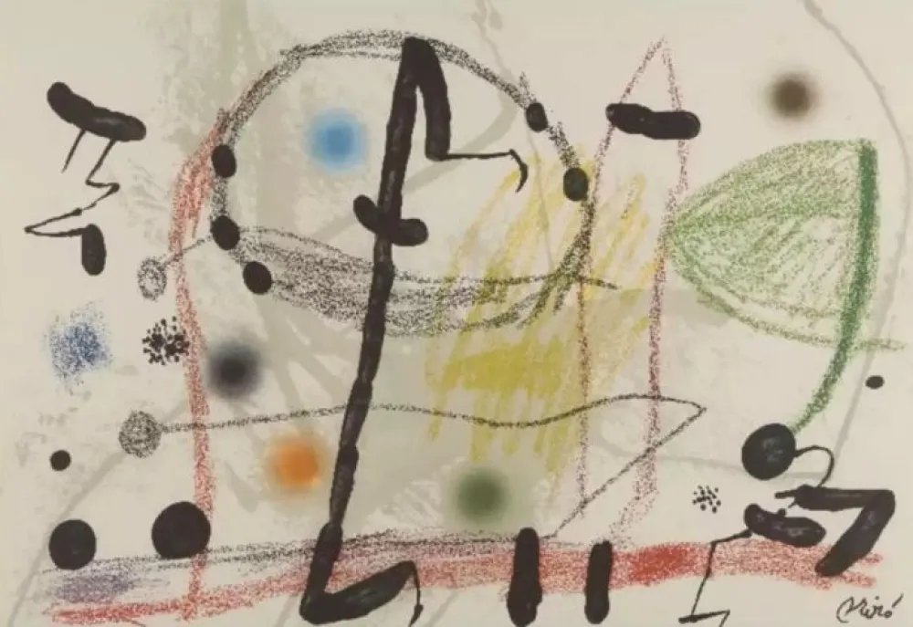Lithografie Miró - Maravillas con variaciones acrósticas 13