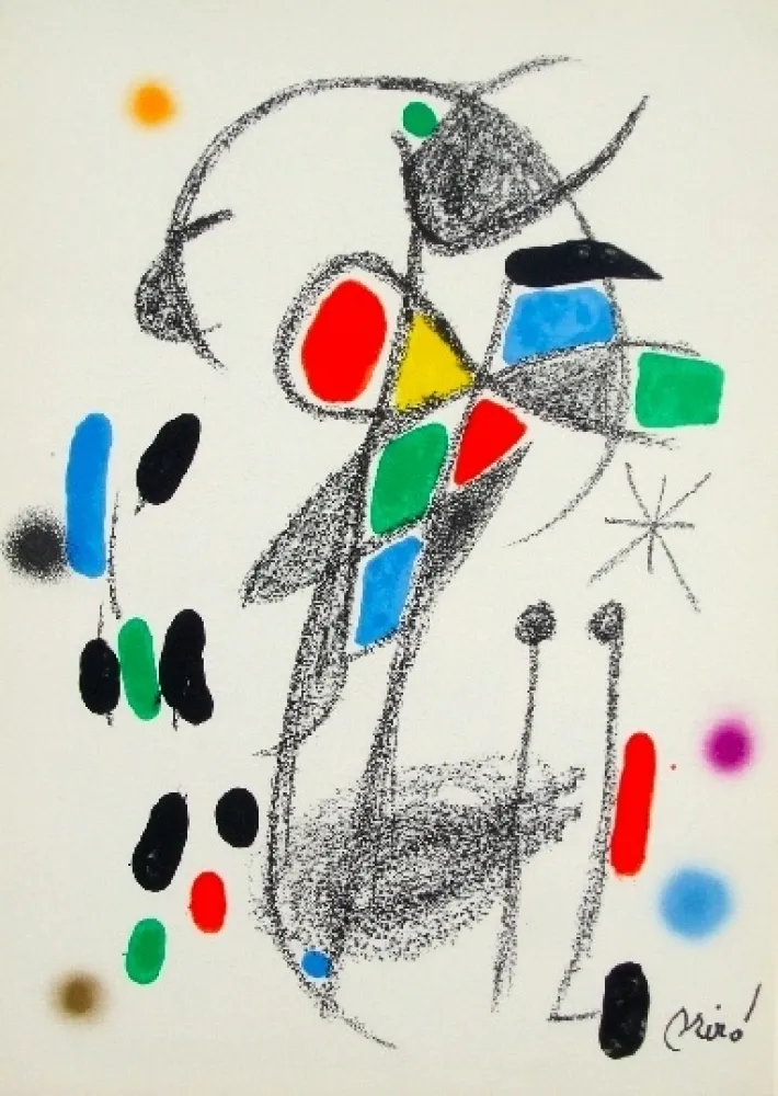 Lithografie Miró - Maravillas con variaciones acrosticas 18