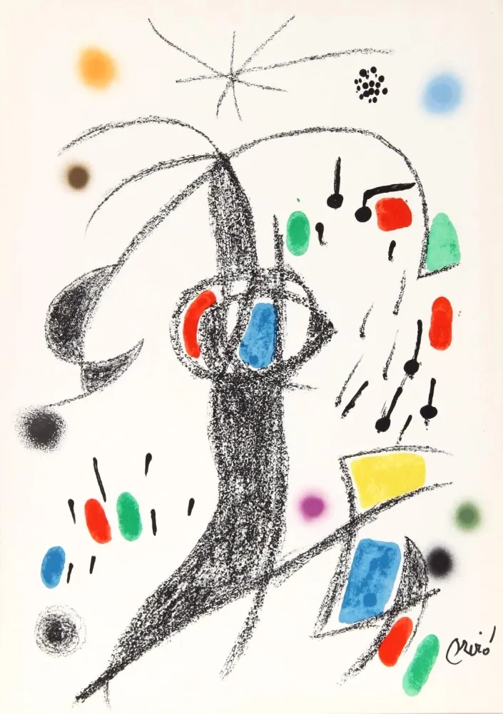 Lithografie Miró - Maravillas con Variaciones Acrósticas 19