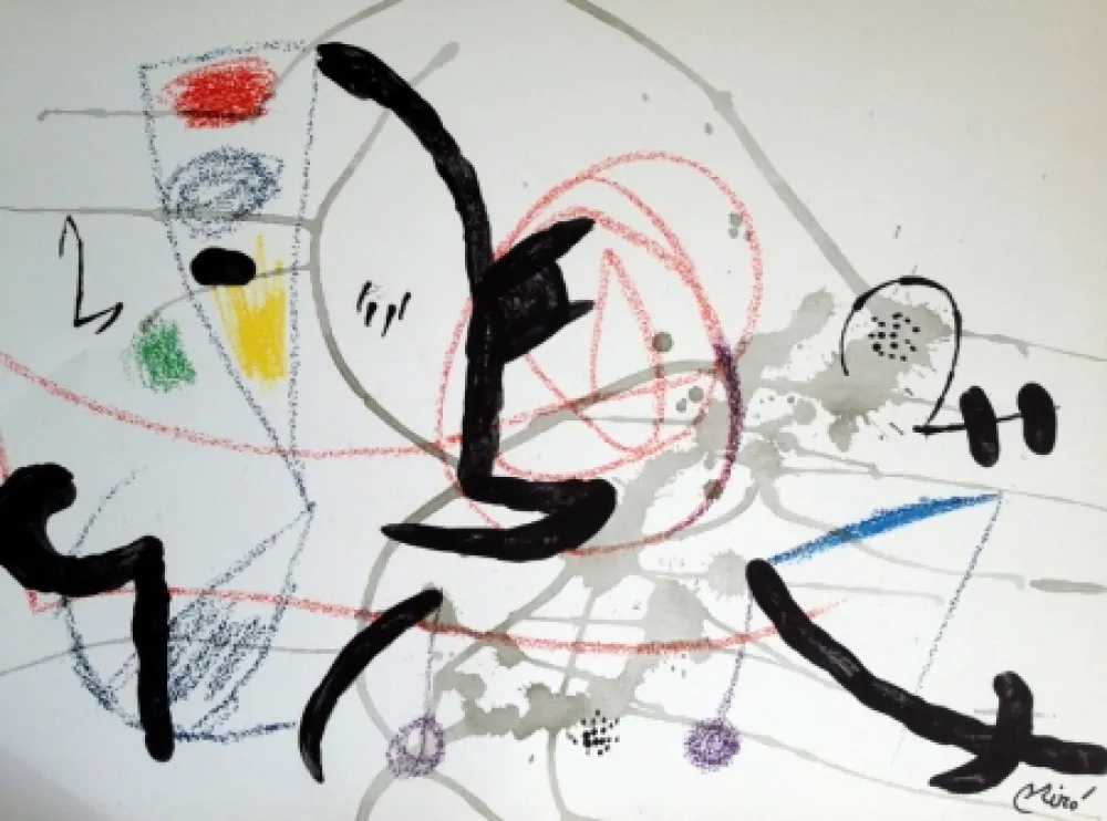 Lithografie Miró - MARAVILLAS CON VARIACIONES ACROSTICAS