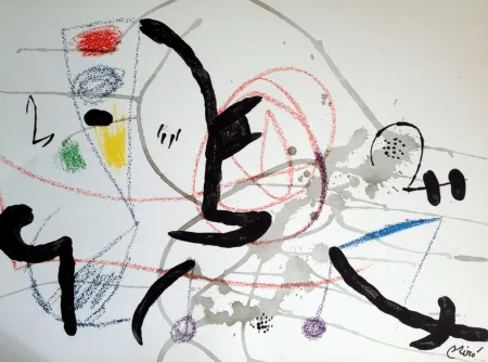 Lithografie Miró - MARAVILLAS CON VARIACIONES ACROSTICAS