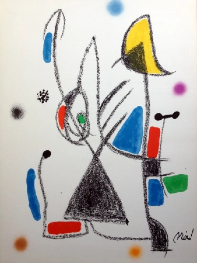 Lithografie Miró - MARAVILLAS CON VARIACIONES ACROSTICAS