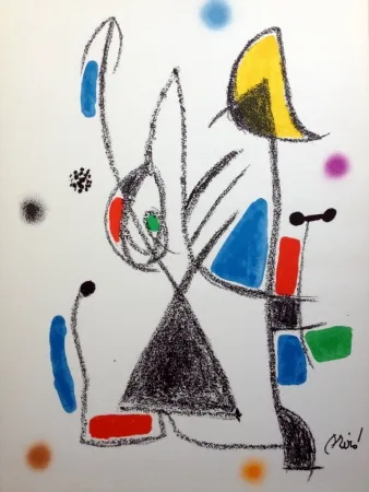 Lithografie Miró - MARAVILLAS CON VARIACIONES ACROSTICAS