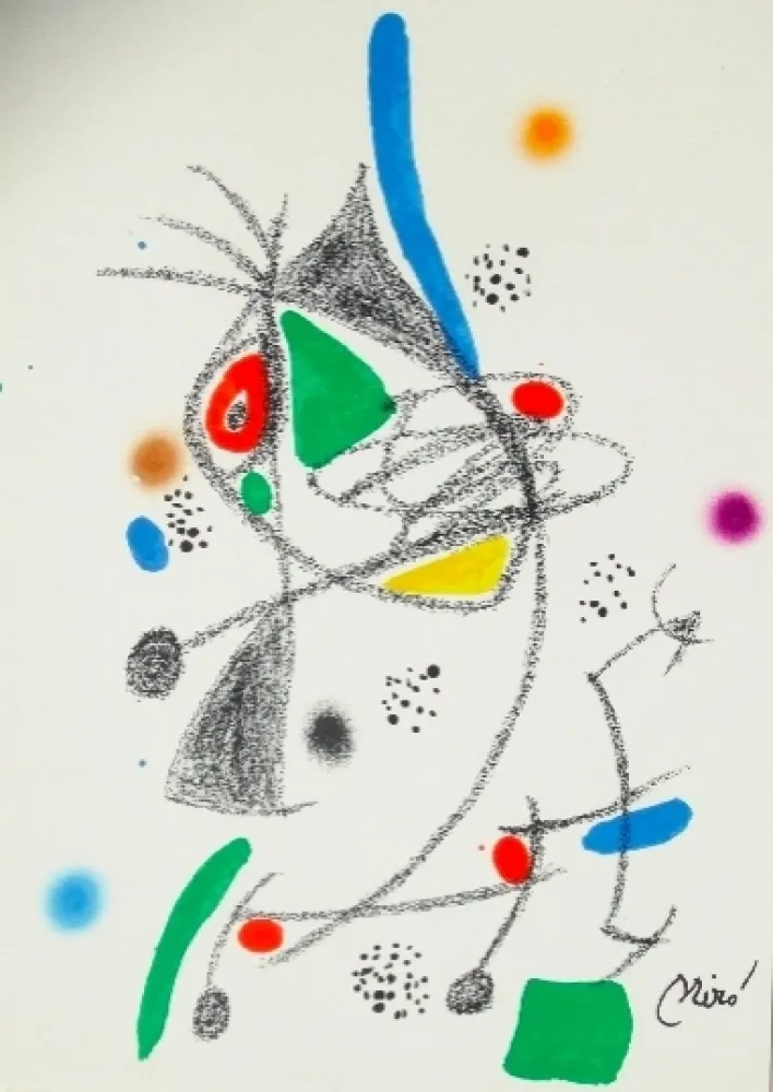 Lithografie Miró - Maravillas con variaciones acrosticas 4