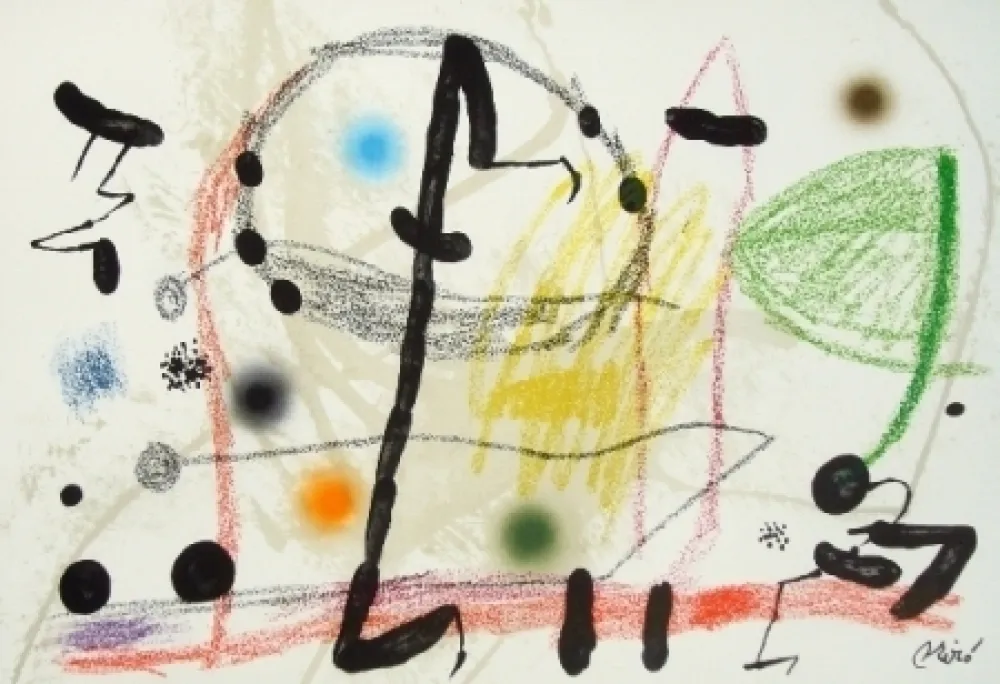 Lithografie Miró - Maravillas Con Variaciones Acrósticas En El Jardín De Miró