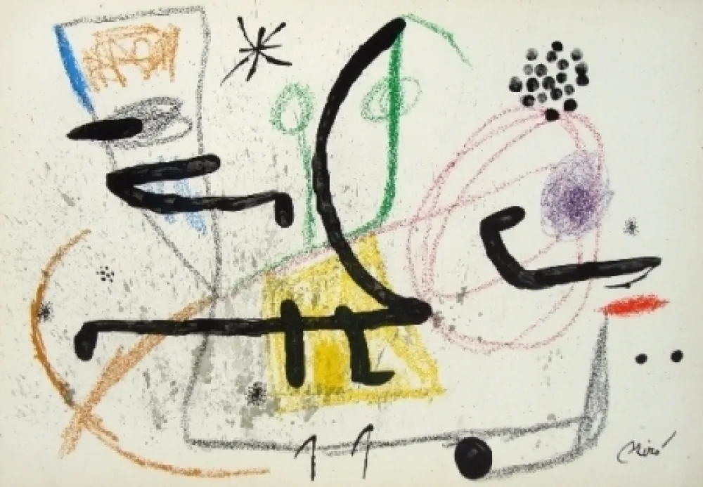 Lithografie Miró - Maravillas Con Variaciones Acrósticas En El Jardín De Miró