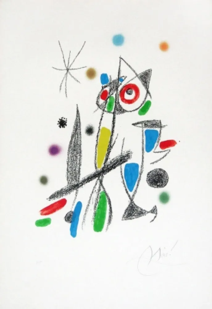 Lithografie Miró - Maravillas Con Variaciones Acrósticas En El Jardín De Miró