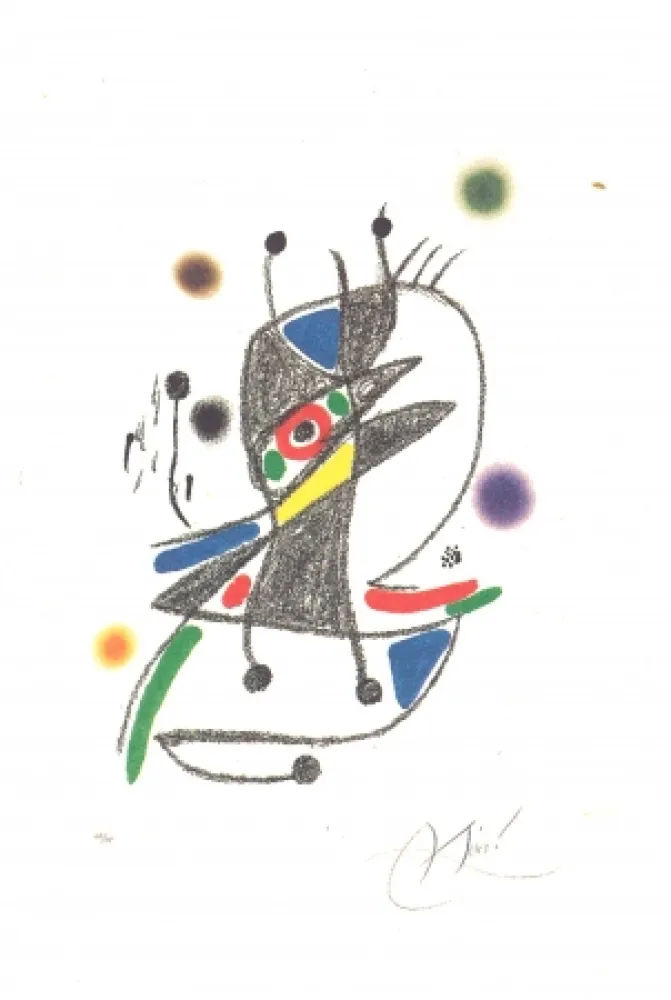 Lithografie Miró - Maravillas Con Variaciones Acrósticas En El Jardín De Miró