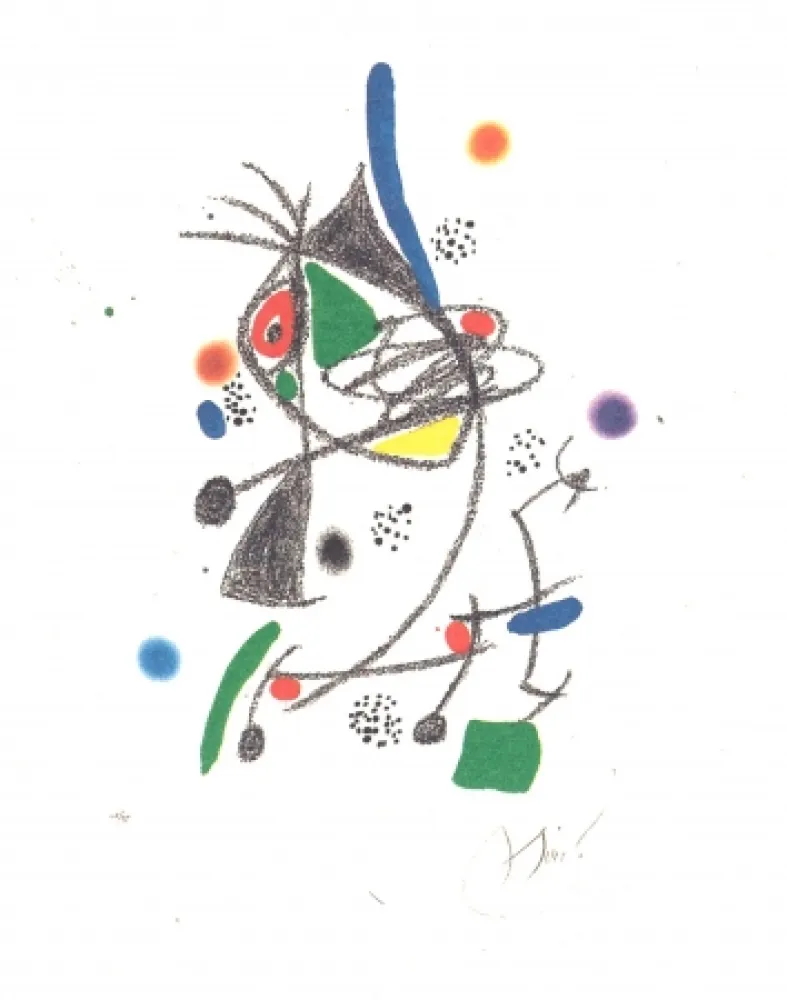 Lithografie Miró - Maravillas Con Variaciones Acrósticas En El Jardín De Miró