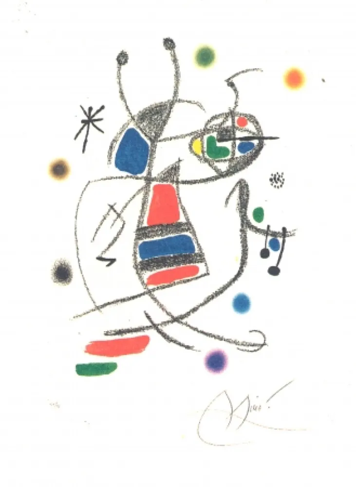 Lithografie Miró - Maravillas Con Variaciones Acrósticas En El Jardín De Miró