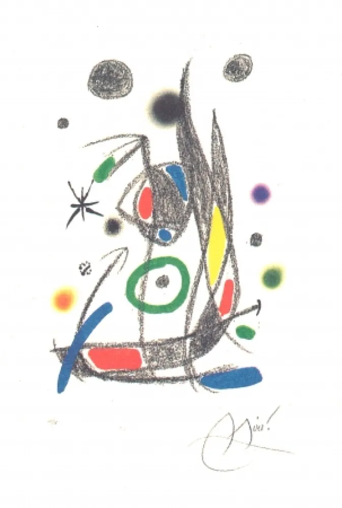 Lithografie Miró - Maravillas Con Variaciones Acrósticas En El Jardín De Miró