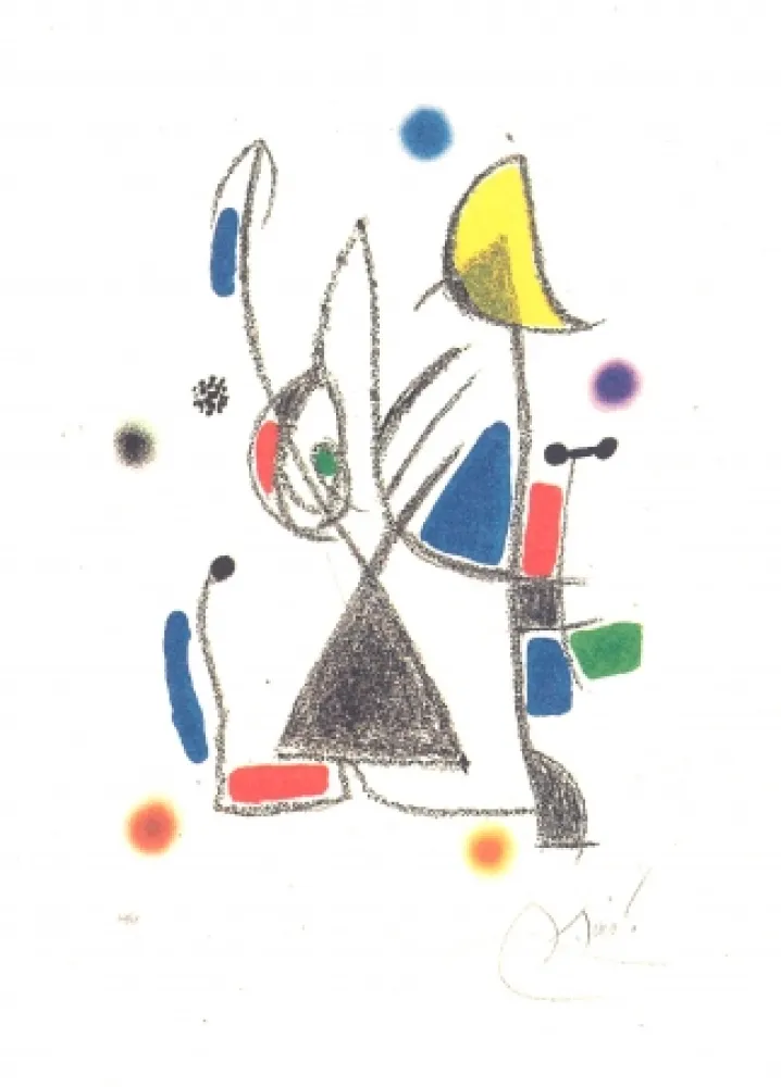 Lithografie Miró - Maravillas Con Variaciones Acrósticas En El Jardín De Miró