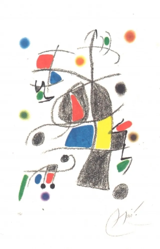 Lithografie Miró - Maravillas Con Variaciones Acrósticas En El Jardín De Miró