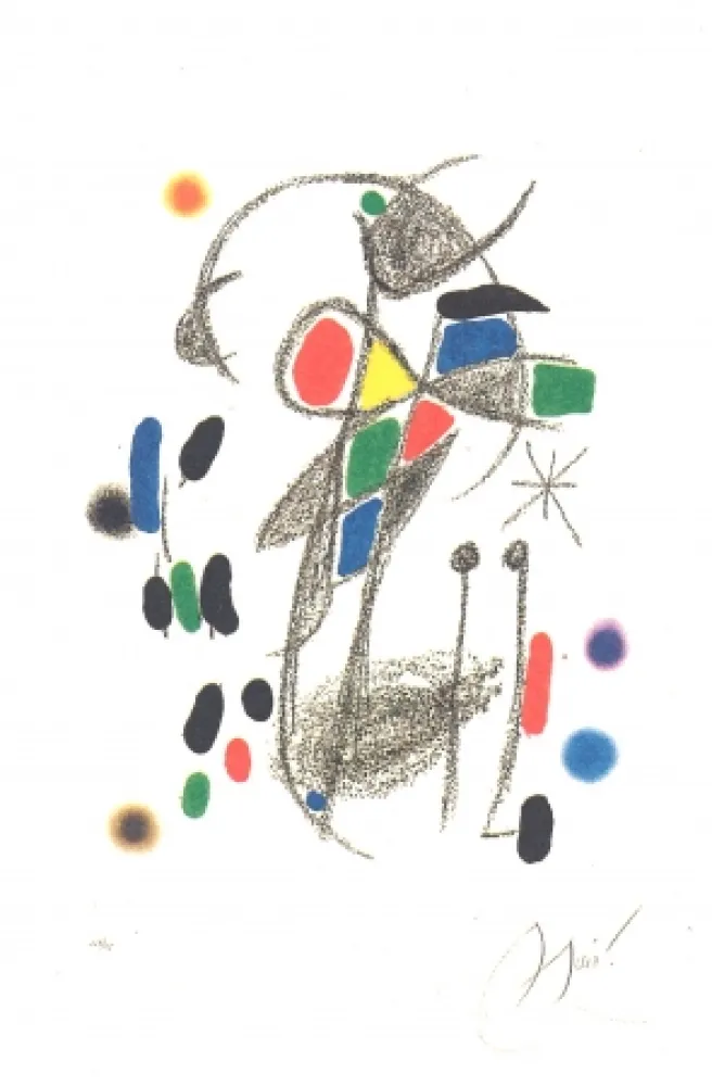 Lithografie Miró - Maravillas Con Variaciones Acrósticas En El Jardín De Miró