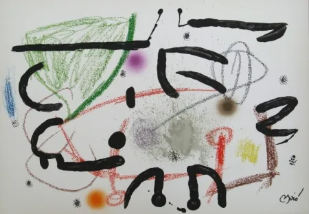 Lithografie Miró - Maravillas Con Variaciones Acrósticas En El Jardín De Miró n11
